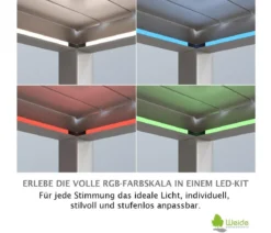 Weide LED-Kit für Pergola, 3,6 x 7,2 m