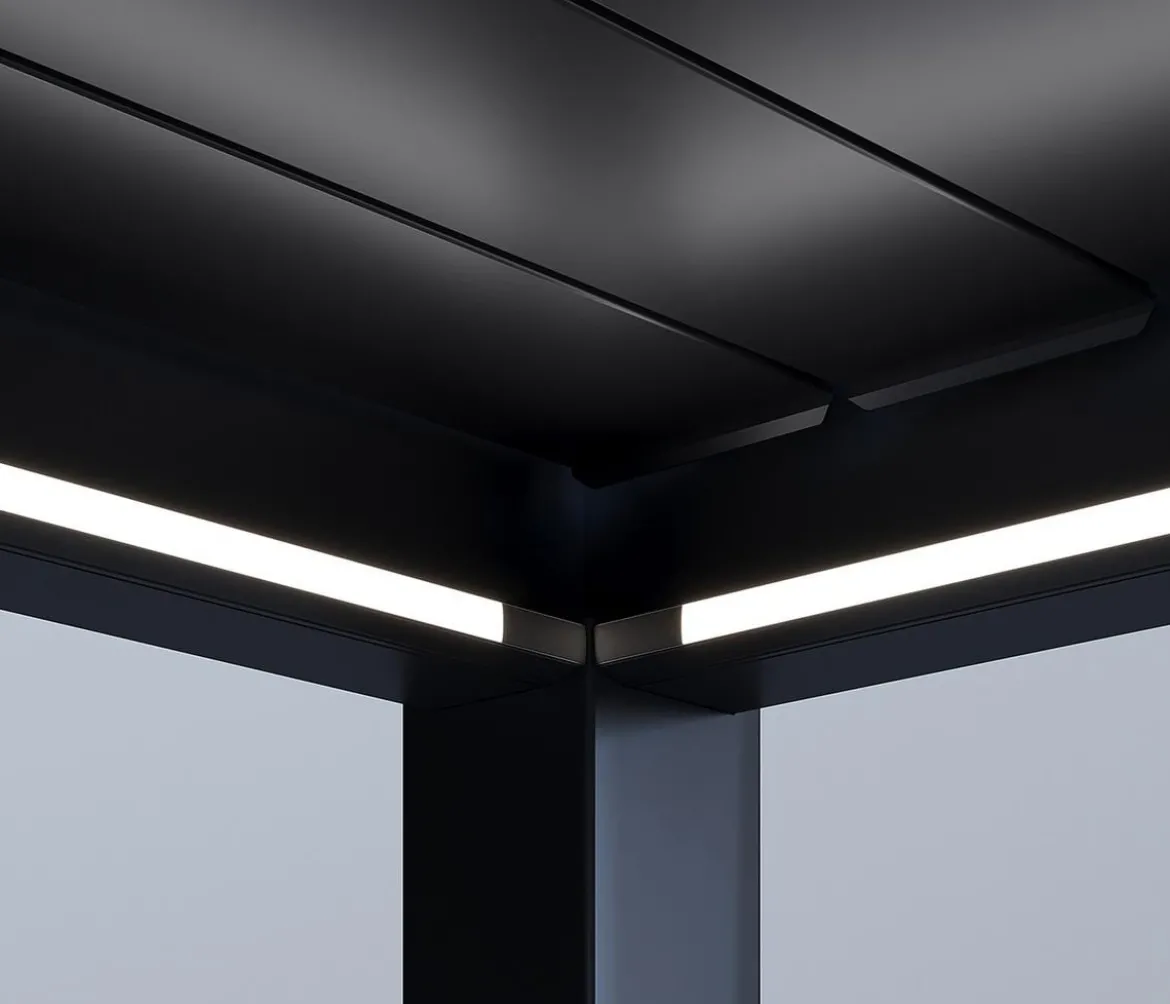 Weide LED-Kit für Pergola, 3 x 3 m