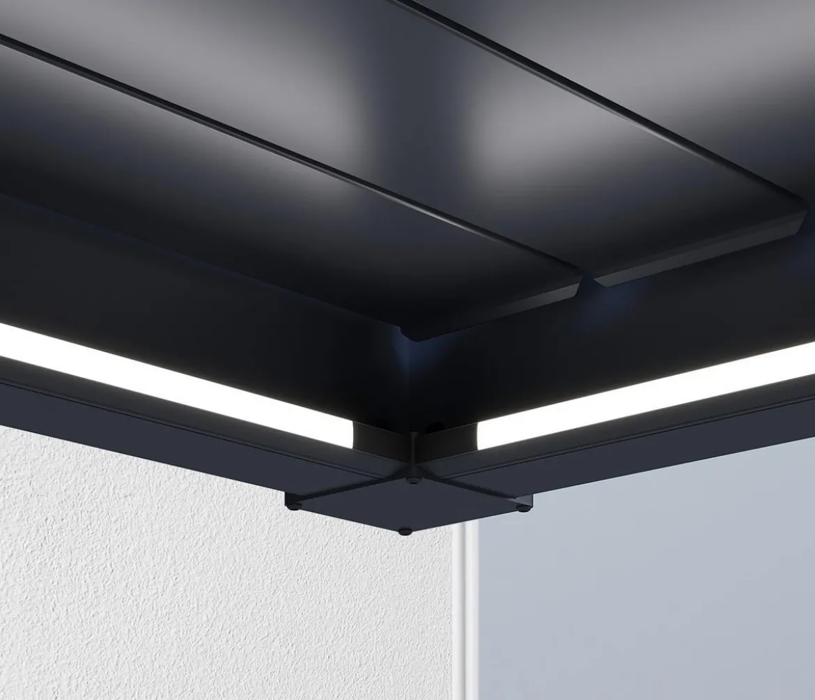 Weide LED-Kit für Wandpergola, 3 x 6 m