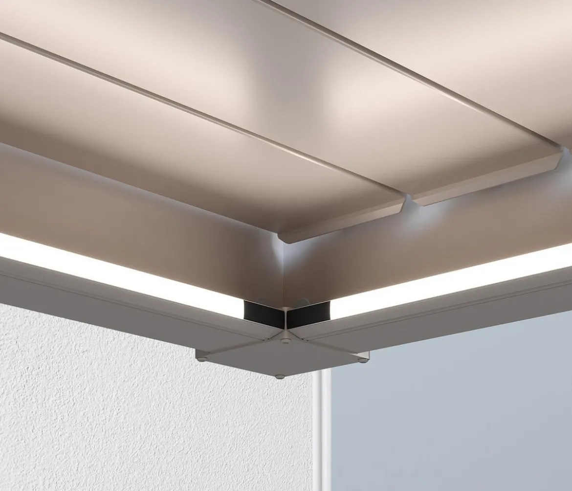 Weide LED-Kit für Wandpergola, 3 x 5,3 m