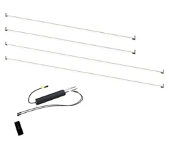 Weide LED-Kit Wandpergola, 3,6 x 7,2 m