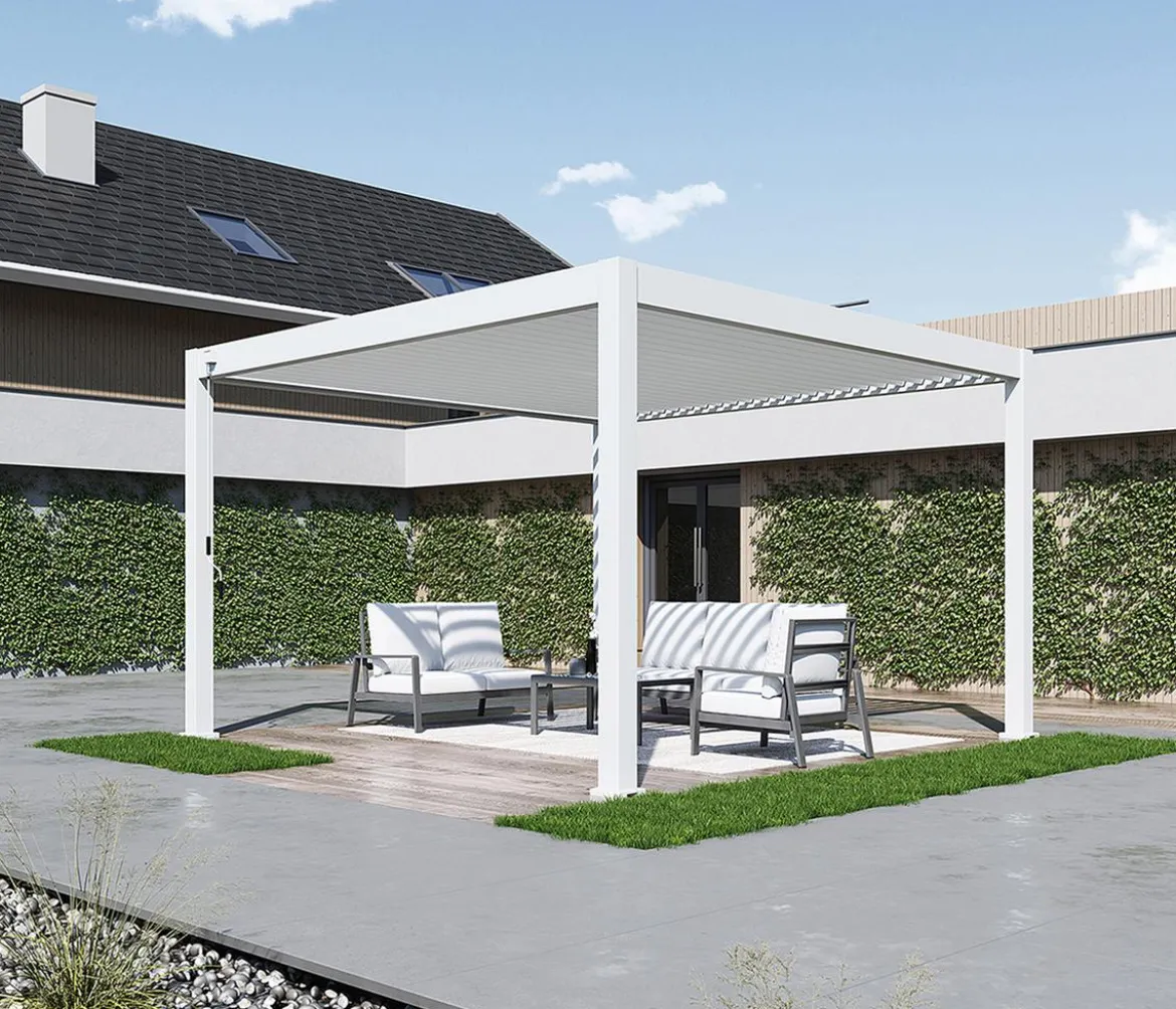 Weide Pergola Deluxe Plus 4x4, ca. B400/H255/T400 cm