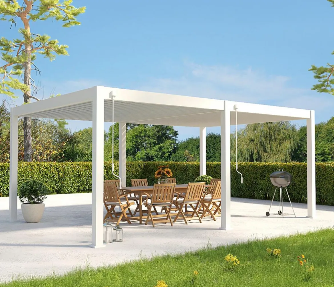 Weide Pergola Deluxe Plus 4x6, ca. B600/H255/T400 cm