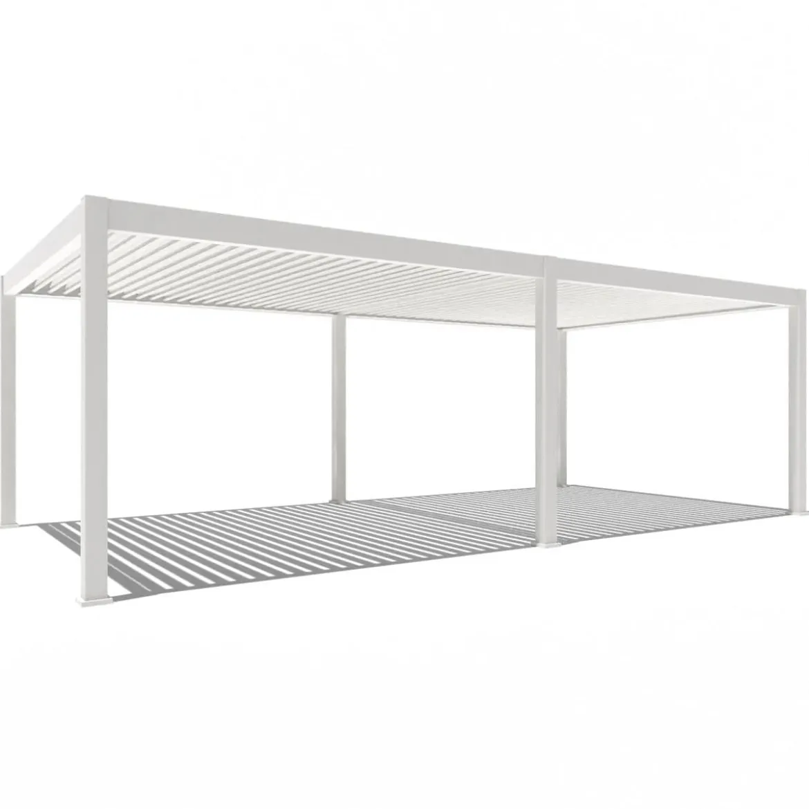 Weide Pergola LED E-Deluxe Plus 4x8, ca. B800/H255/T400 cm