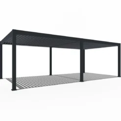 Weide Pergola LED E-Deluxe Plus 8x4, ca. B800/H255/T400 cm