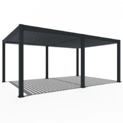 Weide Pergola LED E-Deluxe Plus 4x6, ca. B600/H255/T400 cm