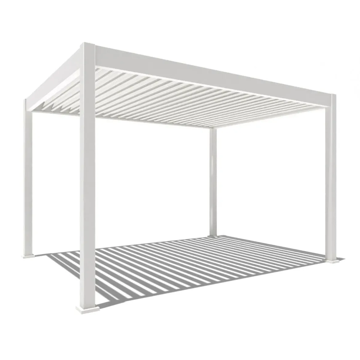 Weide Pergola LED E-Deluxe 3x4, ca. B400/H255/T300 cm