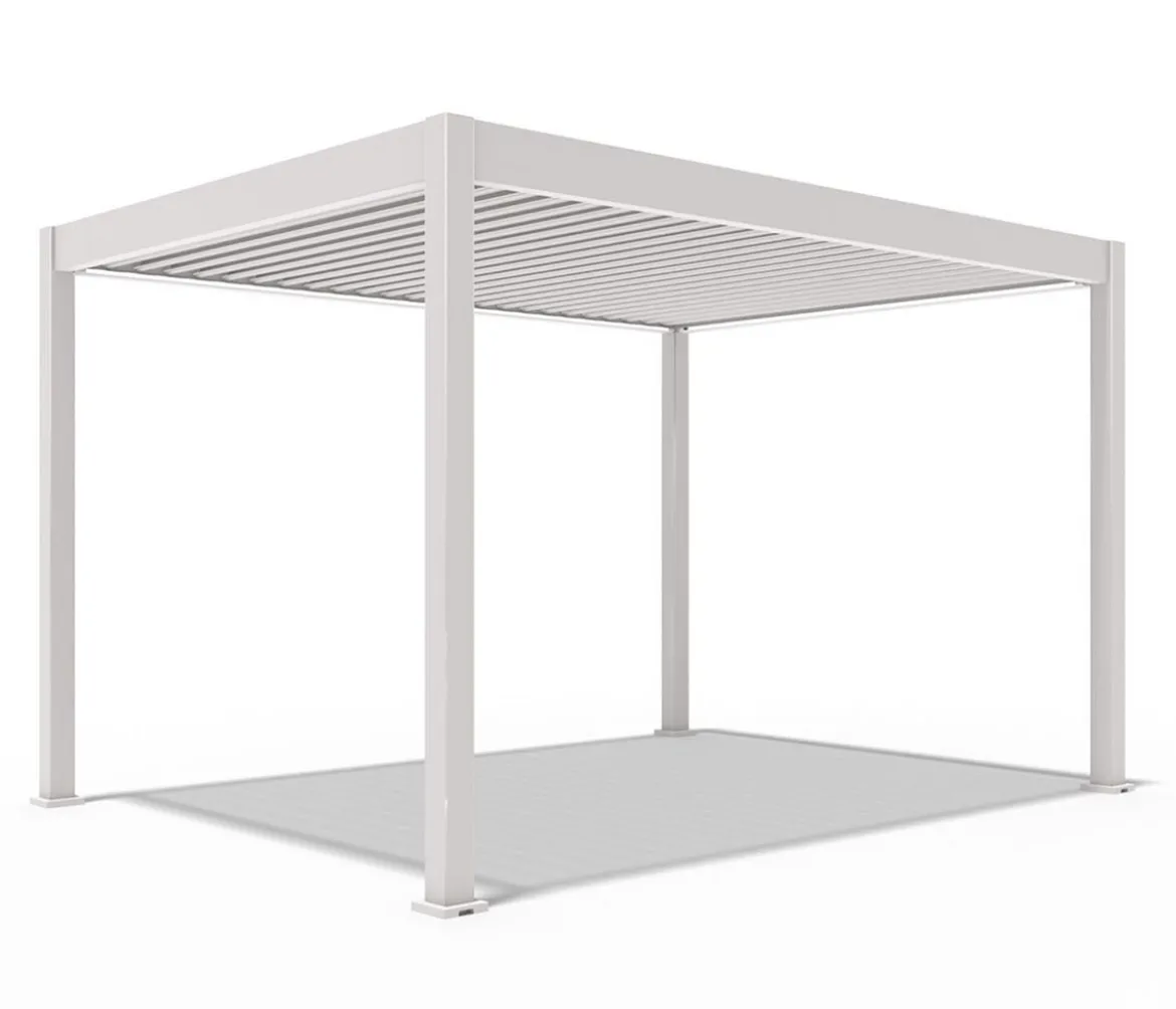 Weide Pergola LED E-Deluxe 3x4, ca. B400/H255/T300 cm