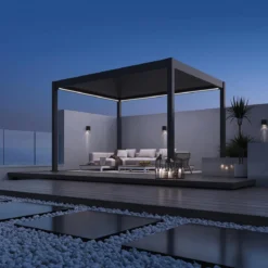 Weide Pergola LED E-Deluxe 3,6x4, ca. B400/H255/T360 cm