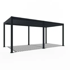 Weide Pergola LED E-Deluxe 3x6, ca. B600/H255/T300 cm