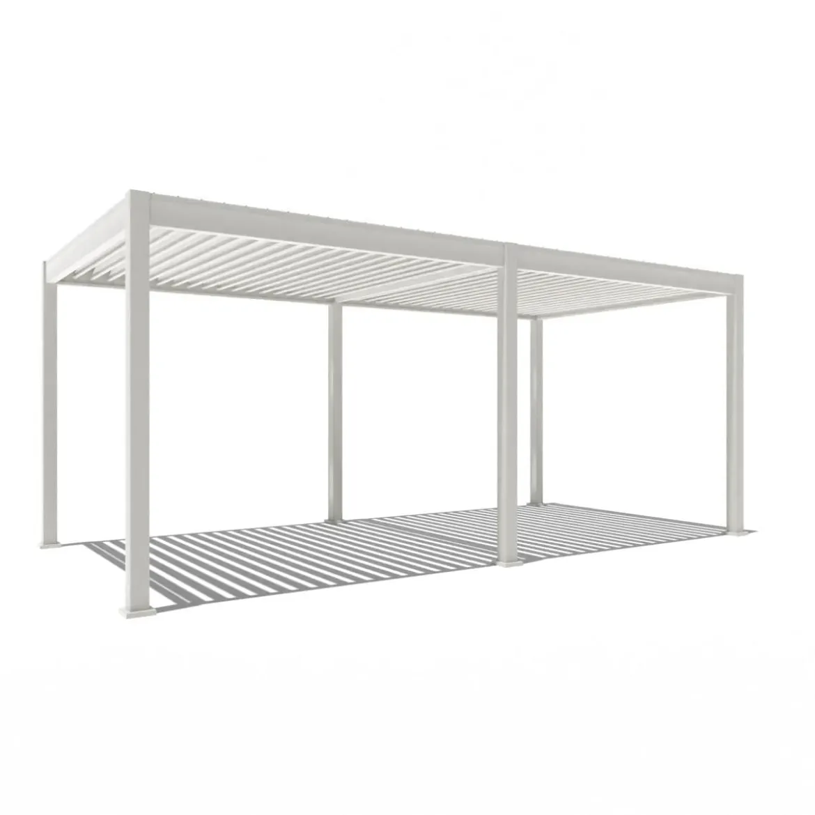 Weide Pergola LED E-Deluxe 3x6, ca. B600/H255/T300 cm