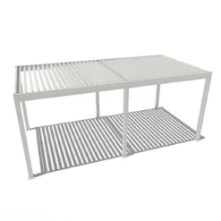 Weide Pergola LED E-Deluxe 3x6, ca. B600/H255/T300 cm