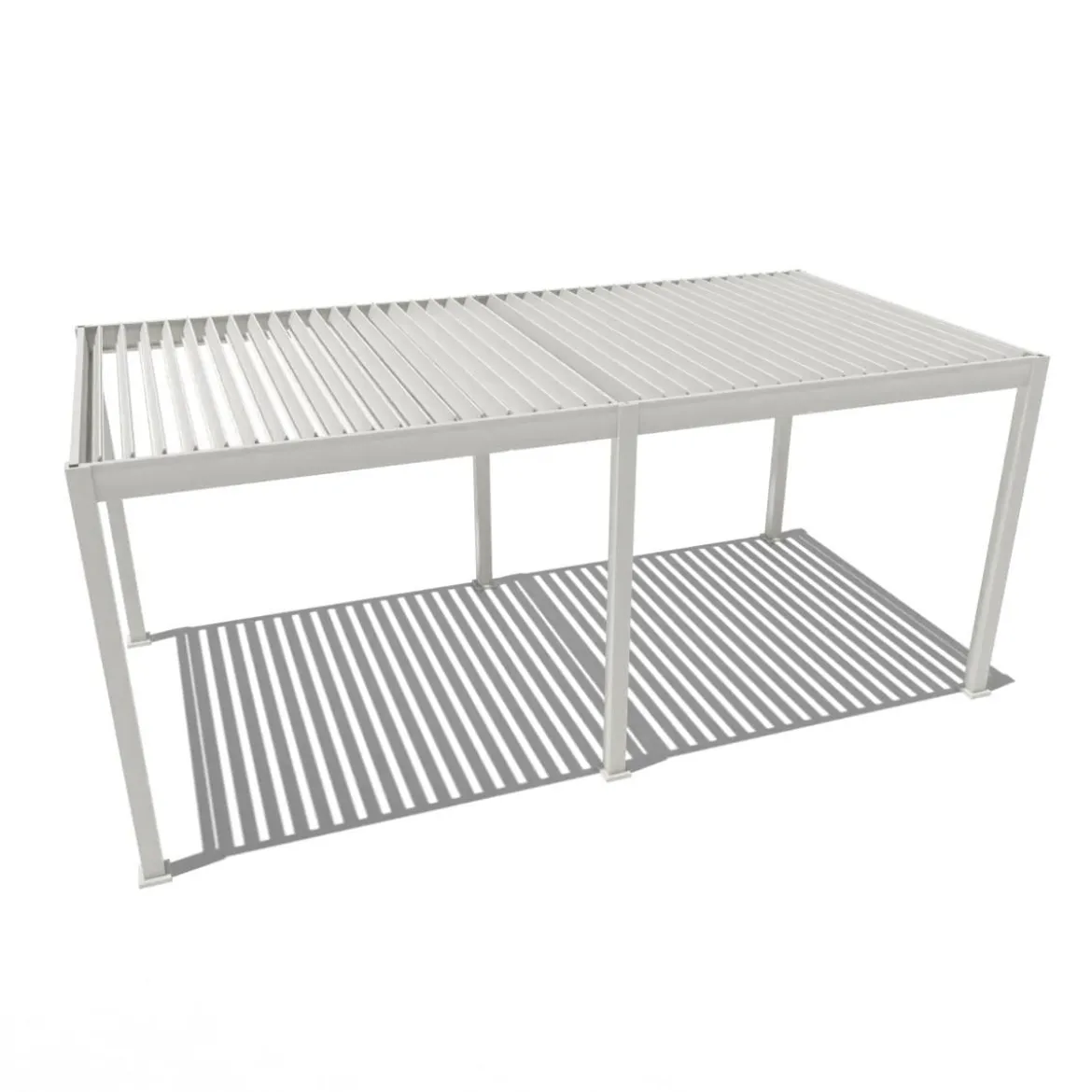 Weide Pergola LED E-Deluxe 3x6, ca. B600/H255/T300 cm
