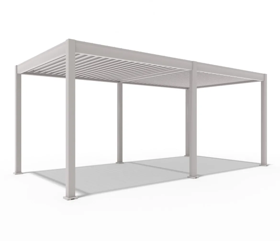 Weide Pergola LED E-Deluxe 3x6, ca. B600/H255/T300 cm