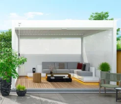 Weide Sonnenrollo für Deluxe/Classic Pergola, ca. B300 cm