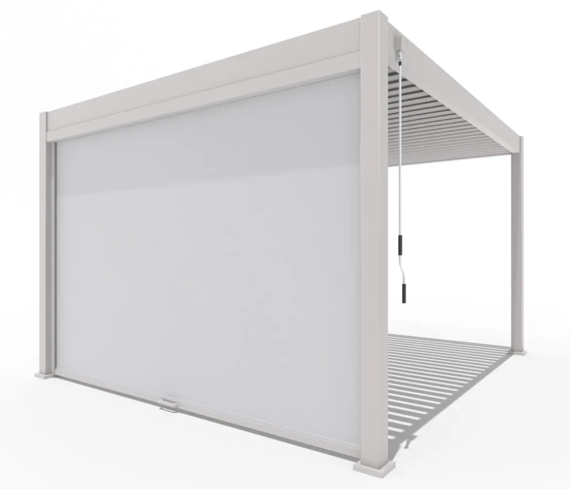 Weide Sonnenrollo für Deluxe/Classic Pergola, ca. B400 cm