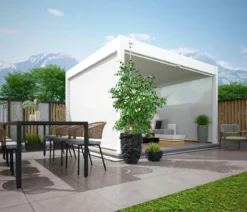 Weide Sonnenrollo für Deluxe/Classic Pergola, ca. B400 cm