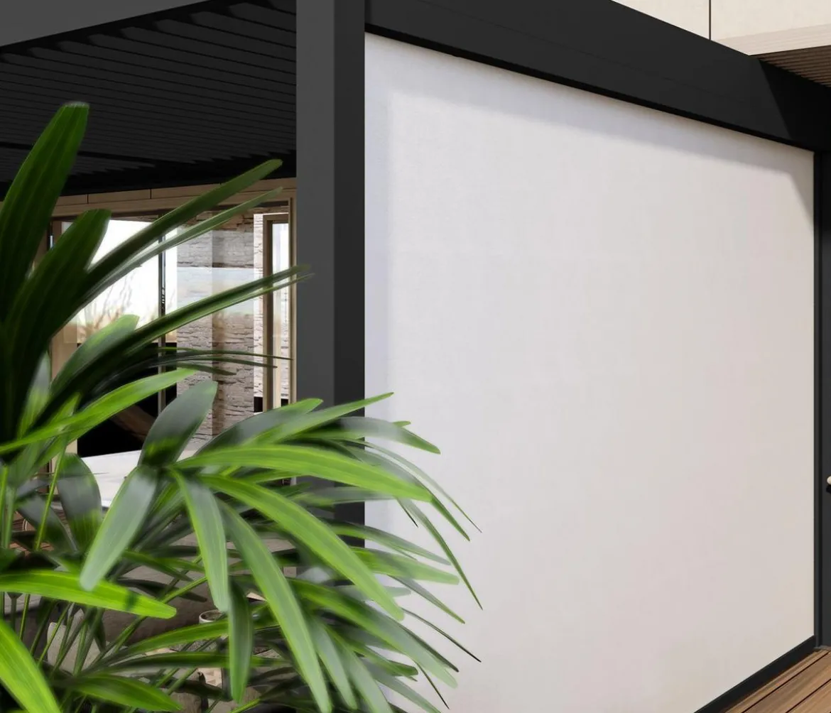 Weide Sonnenrollo für Deluxe Pergola, ca. B265 cm