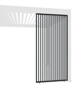 Weide Vertikales Seitenwand-Paneel, ca. B93/H236 cm