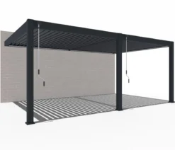 Weide Wand-Pergola Deluxe Plus 4x6, ca. B600/H255/T400 cm