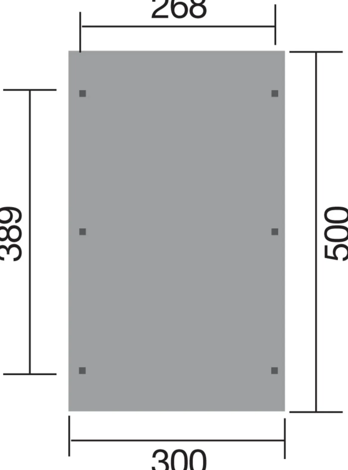 Weka Carport 606