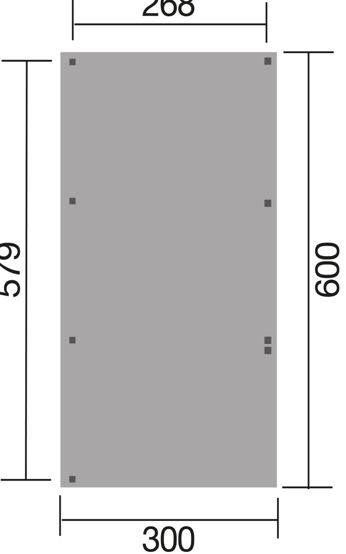 Weka Carport 606 A