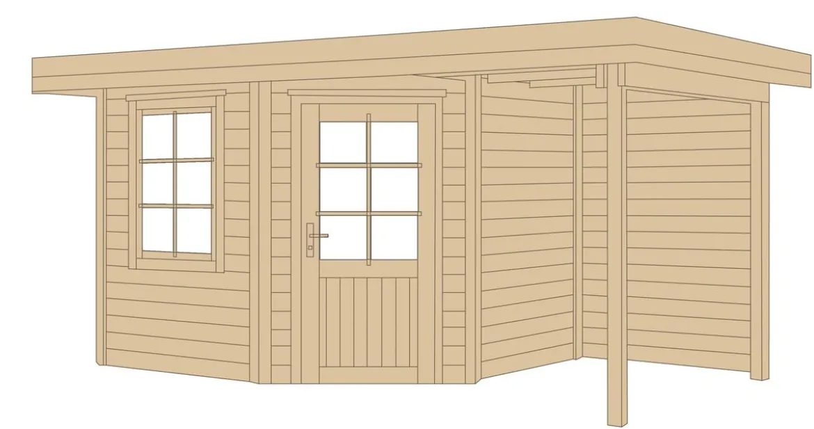 Weka Designhaus 213 A Gr.1, ca. B442/H237/T278 cm