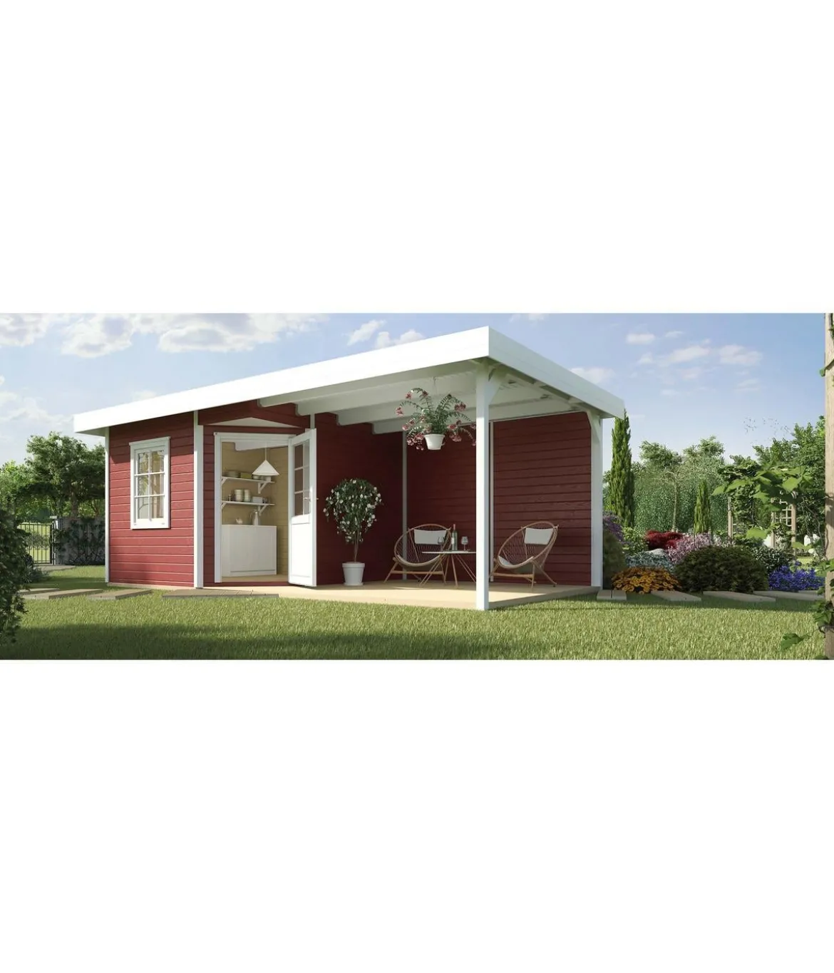 Weka Designhaus 213 B+ Gr. 1, ca. B585/H259/T279 cm