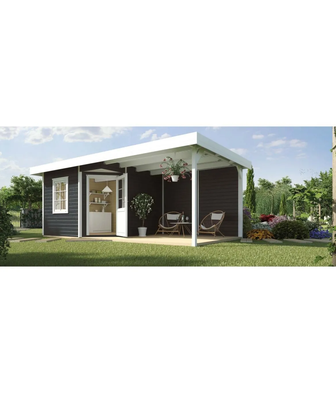 Weka Designhaus 213 B+ Gr. 1, ca. B585/H259/T279 cm