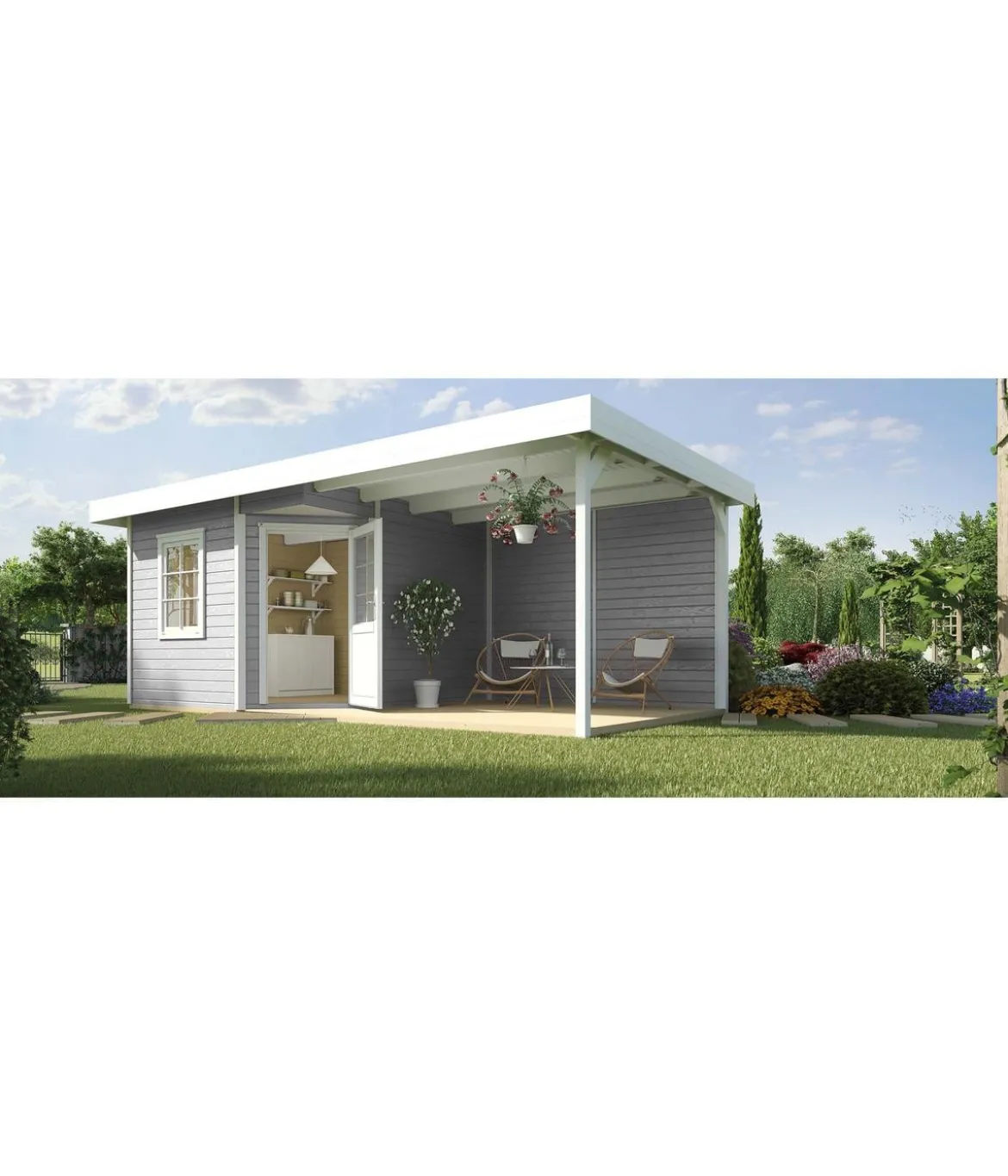 Weka Designhaus 213 B+ Gr. 2, ca. B645/H259/T339 cm