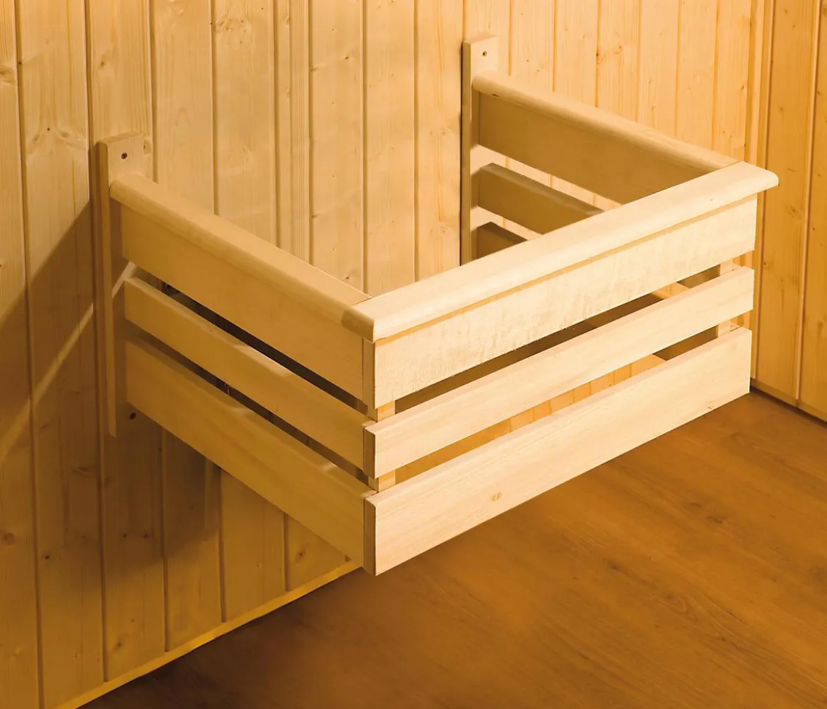Weka Ecksauna Kiruna mit Glastür, inkl. Bio-Ofen