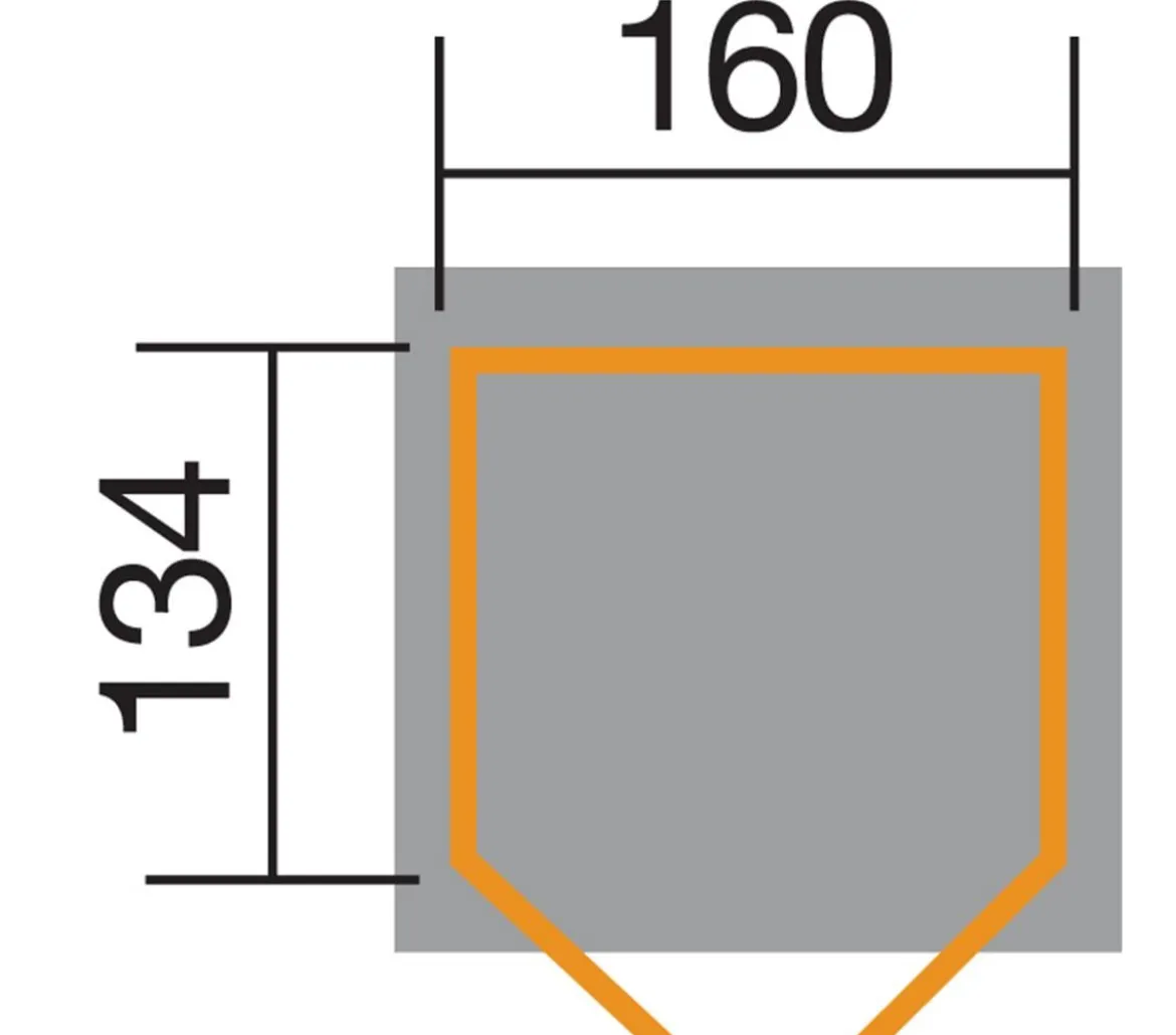 Weka Fahrradgarage, ca. B171/H223/T138 cm