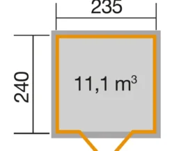 Weka Gartenhaus 219