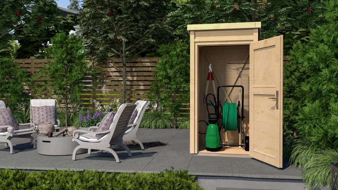 Weka Gartenhaus 367, ca. B109,6/H200/T106,2 cm
