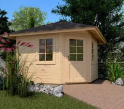 Weka Gartenhaus 149 5-Eck, Gr. 2, ca. B380/H290/T380 cm