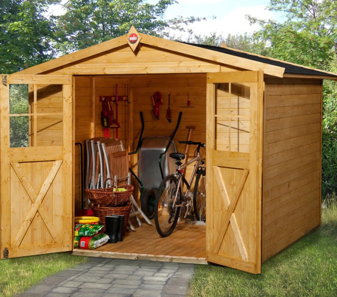 Weka Gartenhaus 316 Gr.5, ca. B290/H221/T318 cm