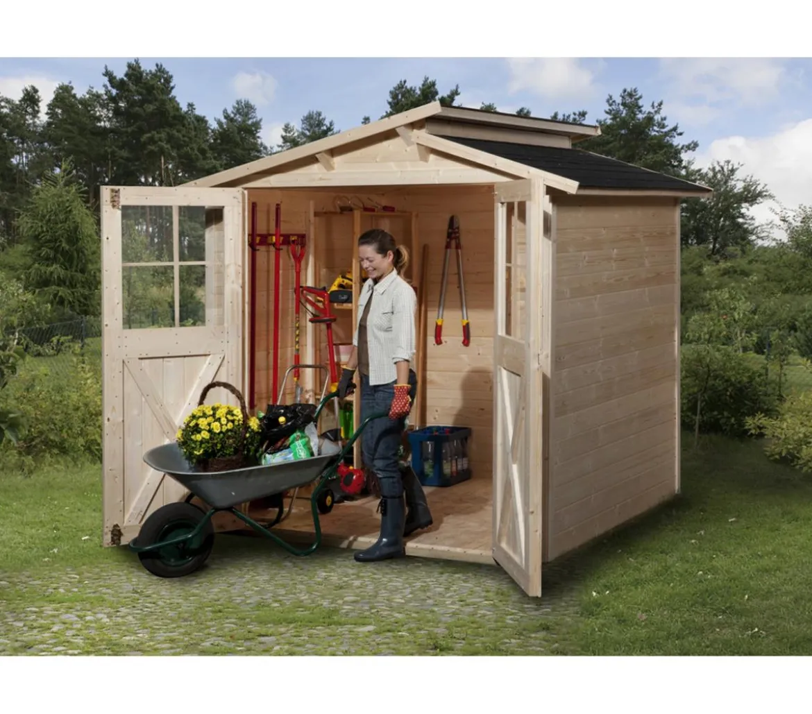 Weka Gartenhaus 323 Gr.1, ca. B225/H221/T171 cm