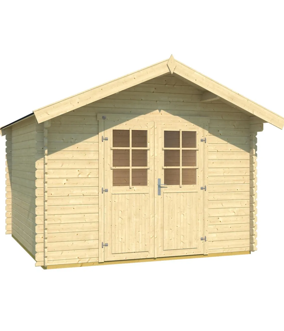 Weka Gartenhaus 209 Gr. 2,5, ca. B333/H261/T310 cm