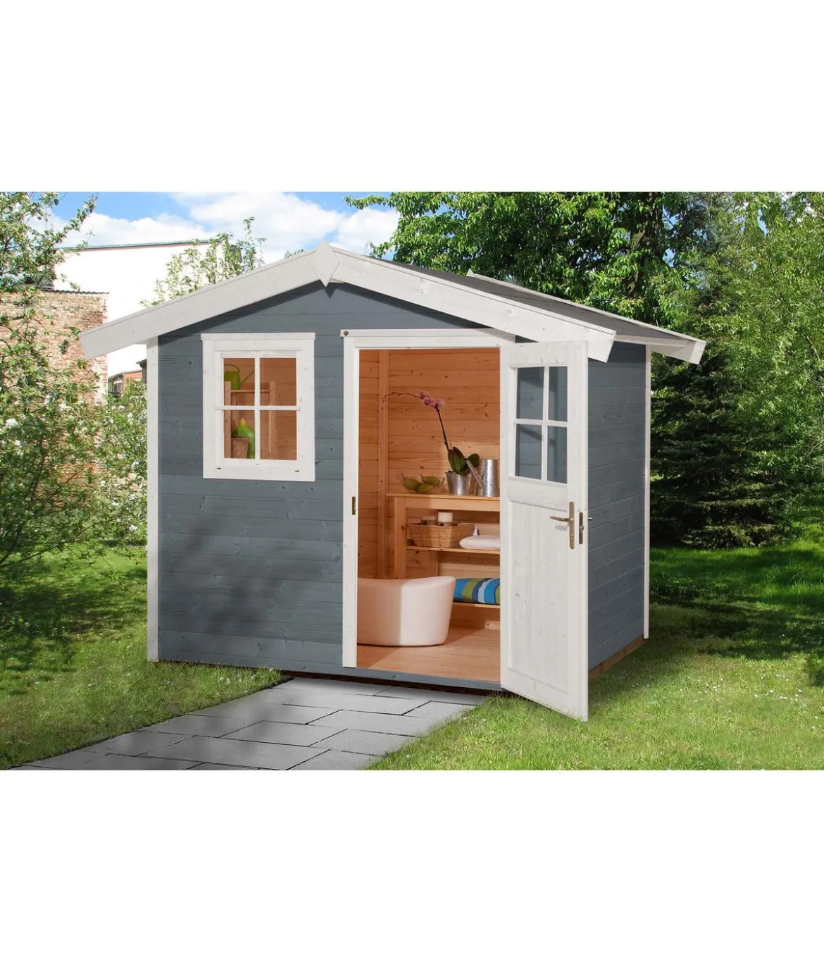 Weka Gartenhaus 123 Gr. 1, ca. B306/H242/T239 cm