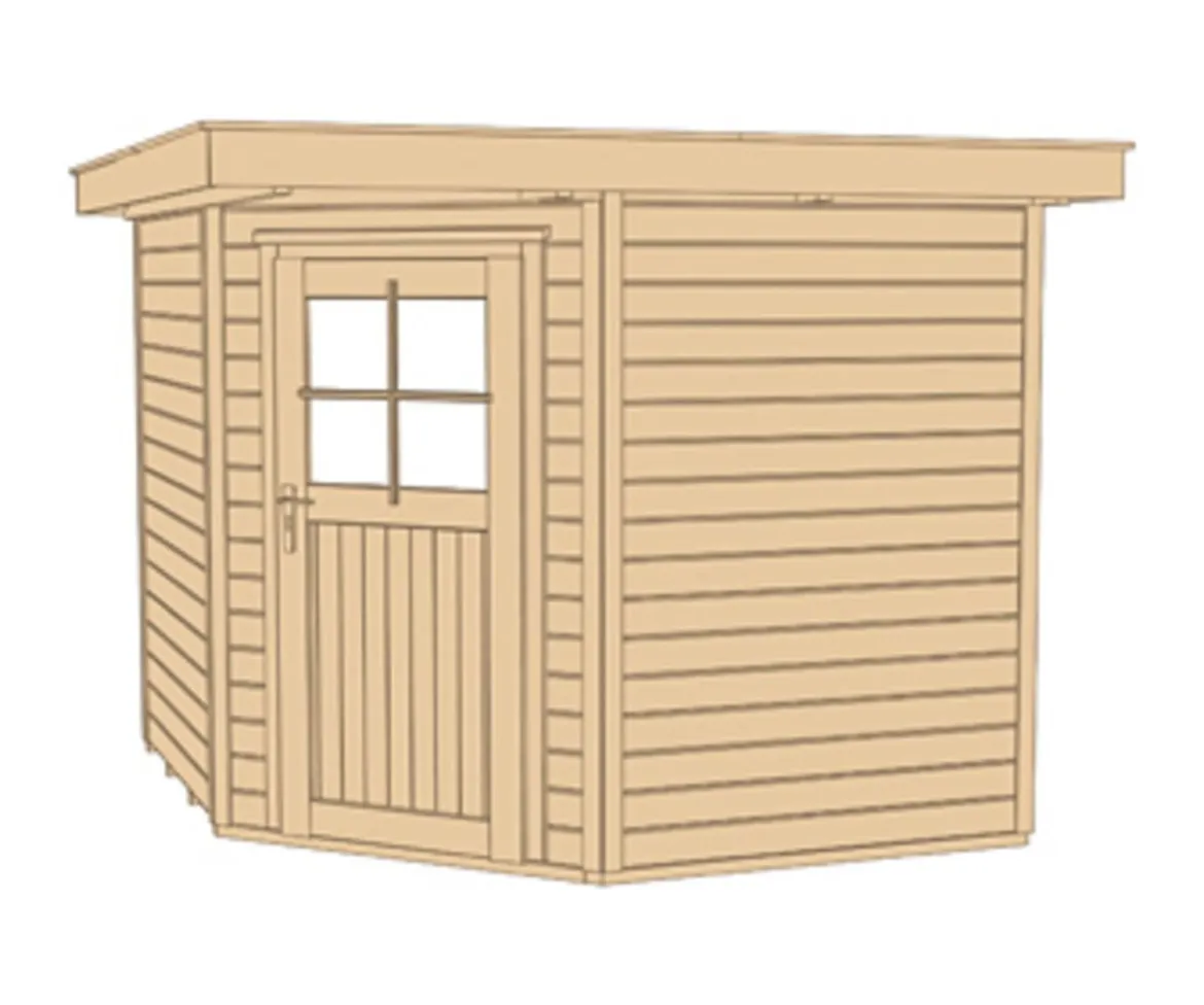 Weka Gartenhaus 229 Gr. 2, ca. B270/H217/T270 cm