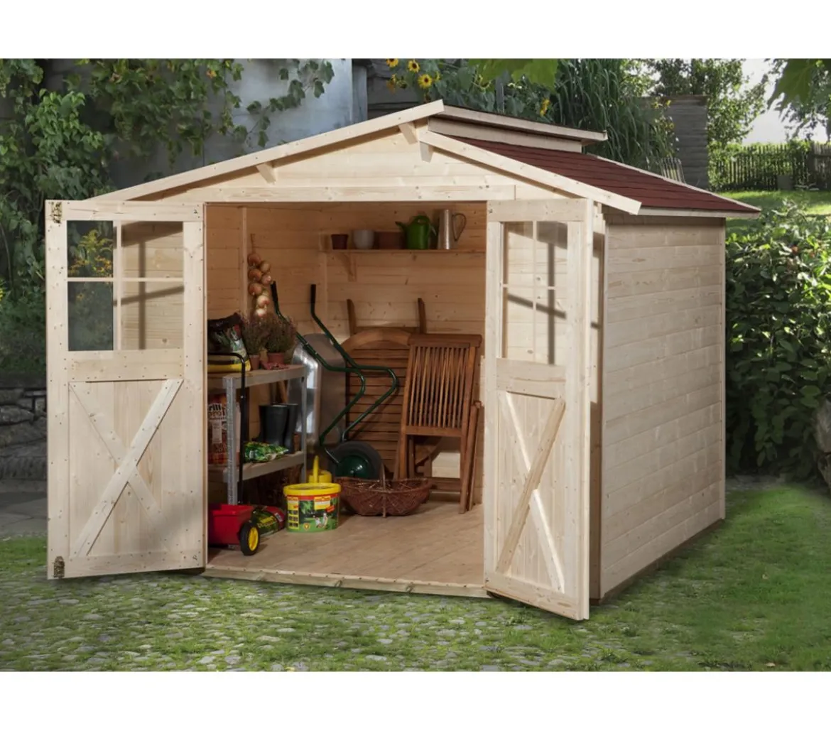 Weka Gartenhaus 323 Gr.2, ca. B290/H221/T217 cm