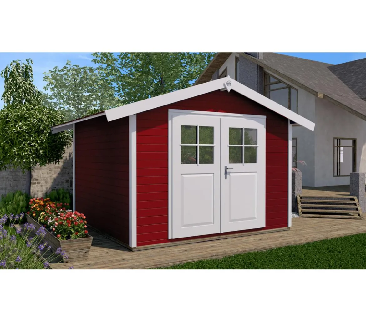 Weka Gartenhaus 122 Gr. 4, ca. B380/H253/T274 cm