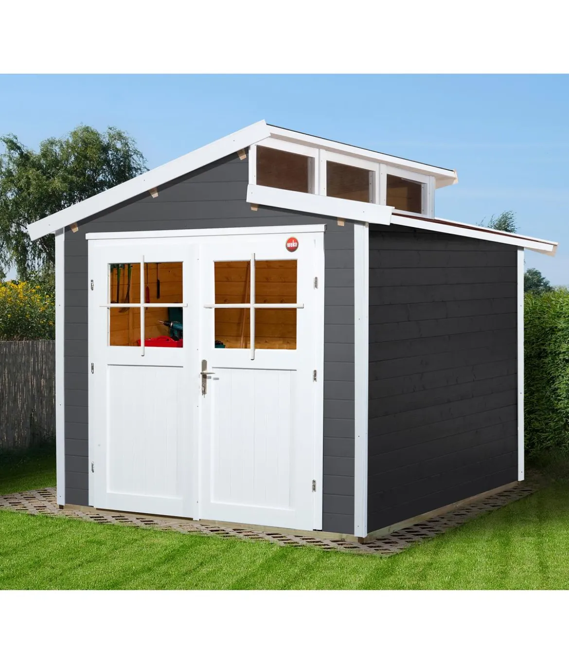 Weka Gartenhaus 226 Gr.2, ca. B267/H252/T261 cm