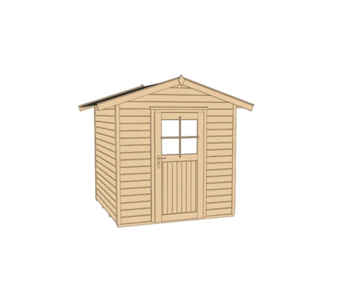 Weka Gartenhaus 223 Gr.1, ca. B260/H238/T178 cm