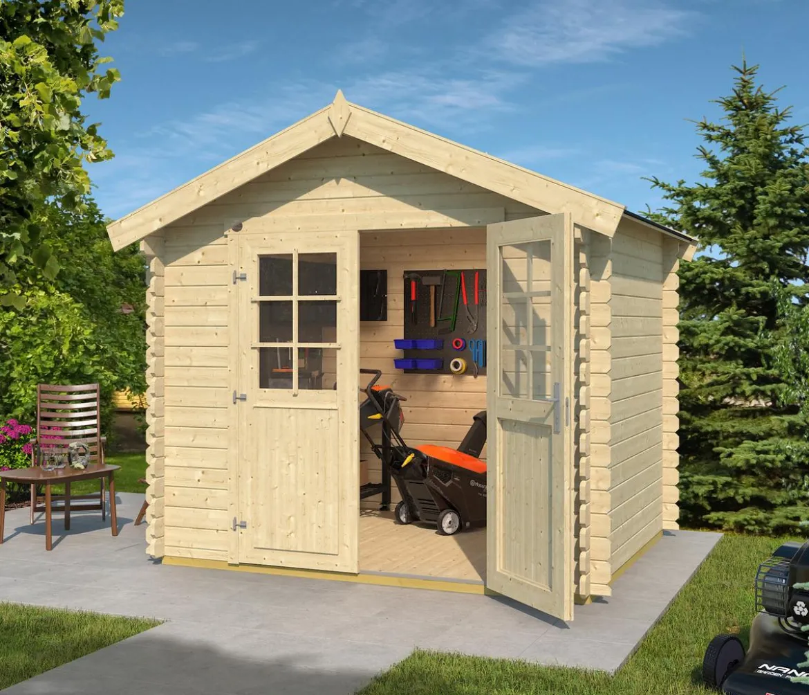 Weka Gartenhaus 209 Gr. 1,5, ca. B288/H254/T234 cm
