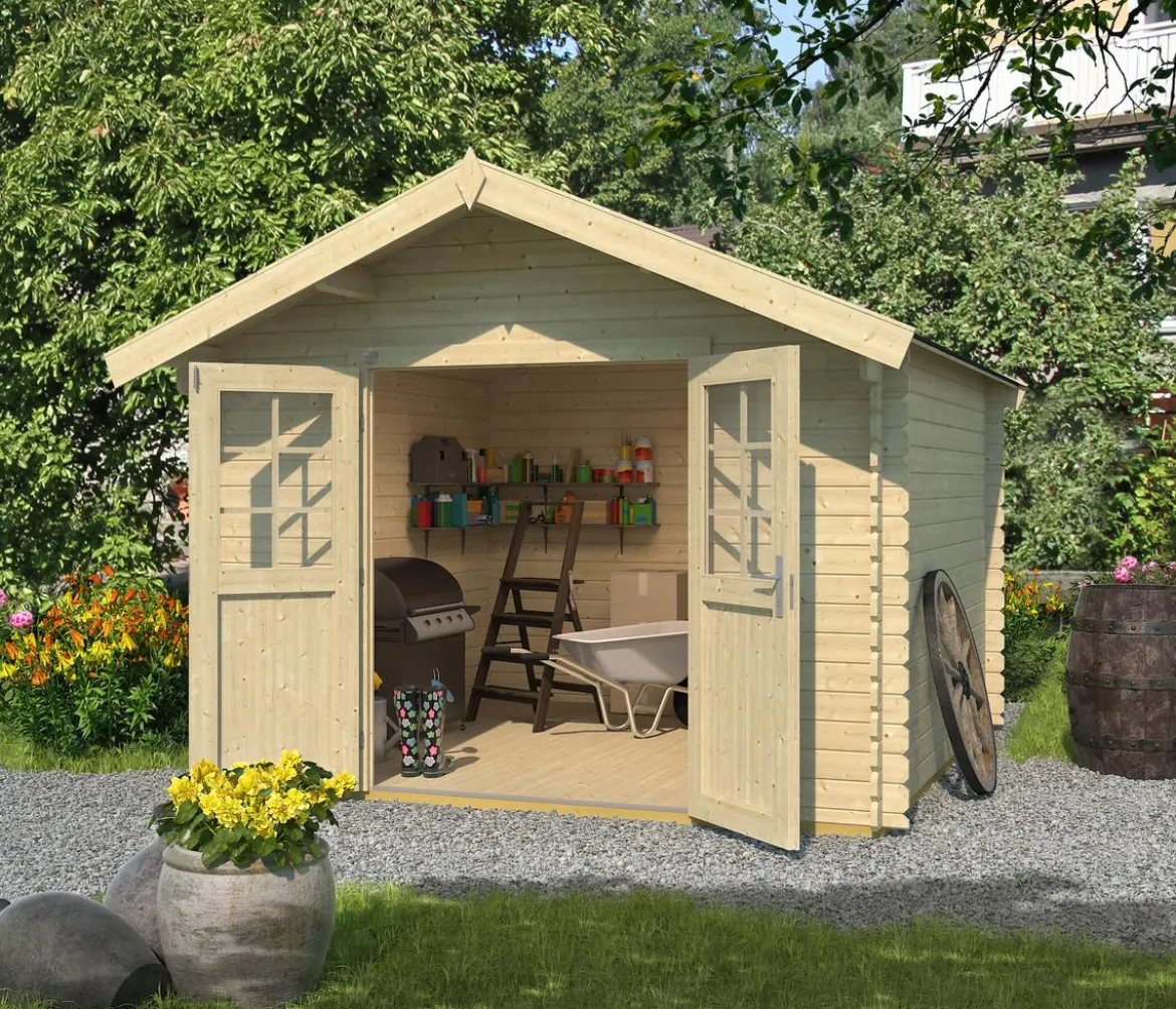 Weka Gartenhaus 209 Gr. 3, ca. B333/H261/T360 cm