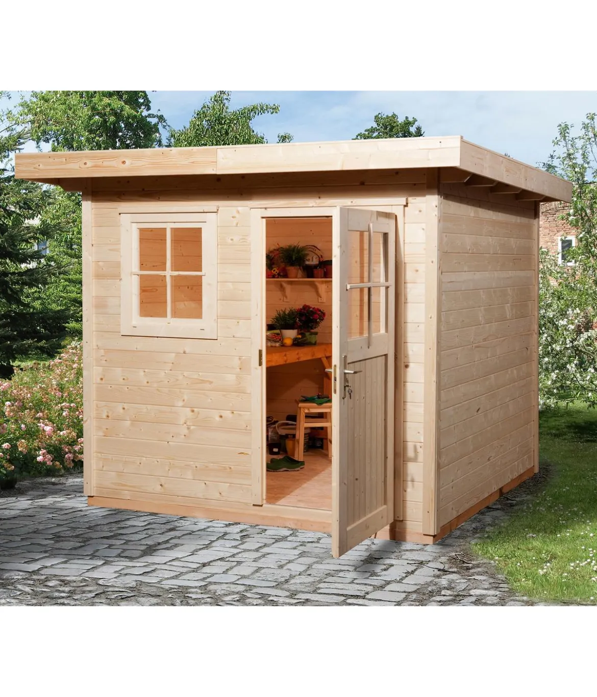 Weka Gartenhaus 170, natur