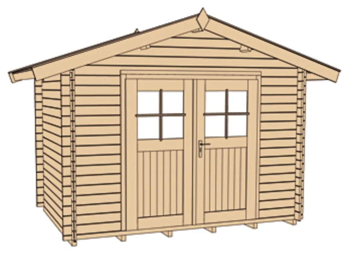 Weka Gartenhaus Premium 45