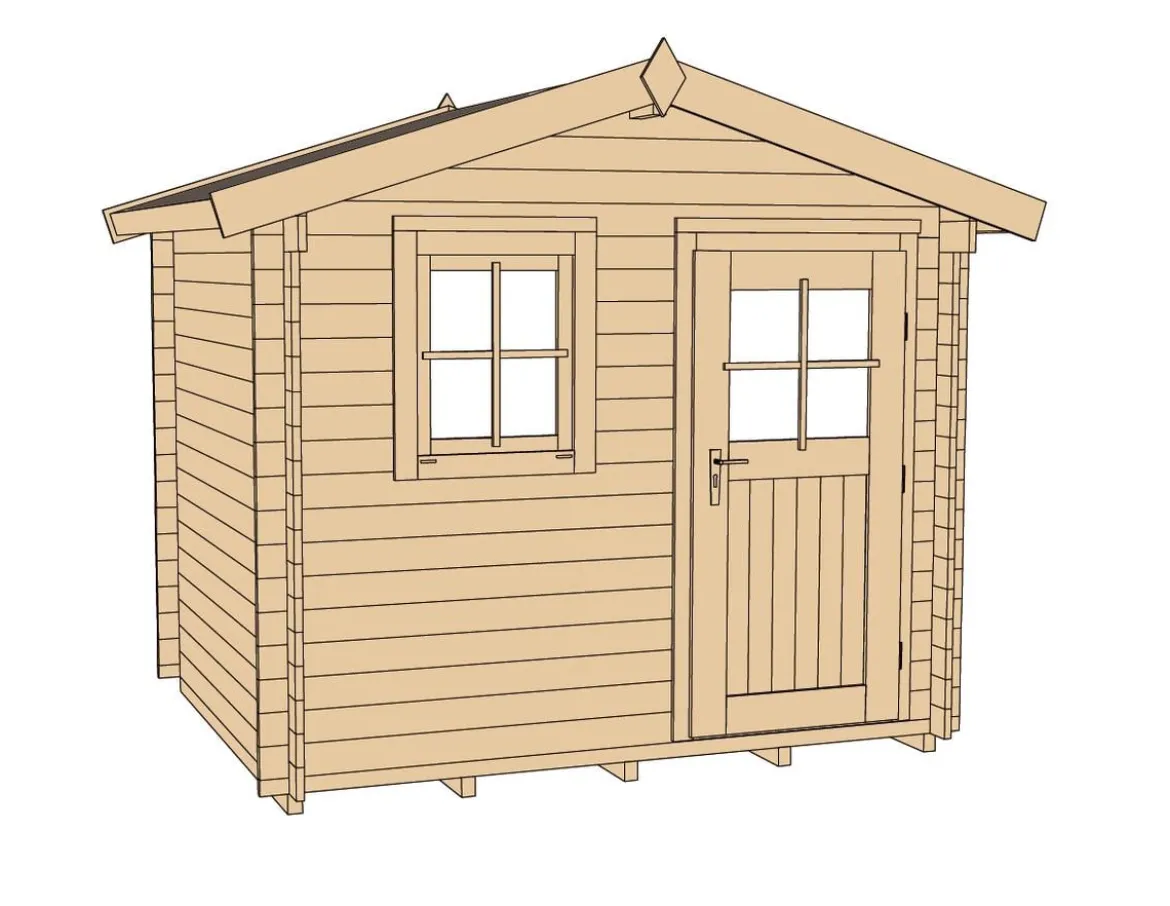 Weka Gartenhaus Premium 28