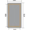 Weka Gartenoase 651 B Gr. 2, ca. B678/H306/T380 cm
